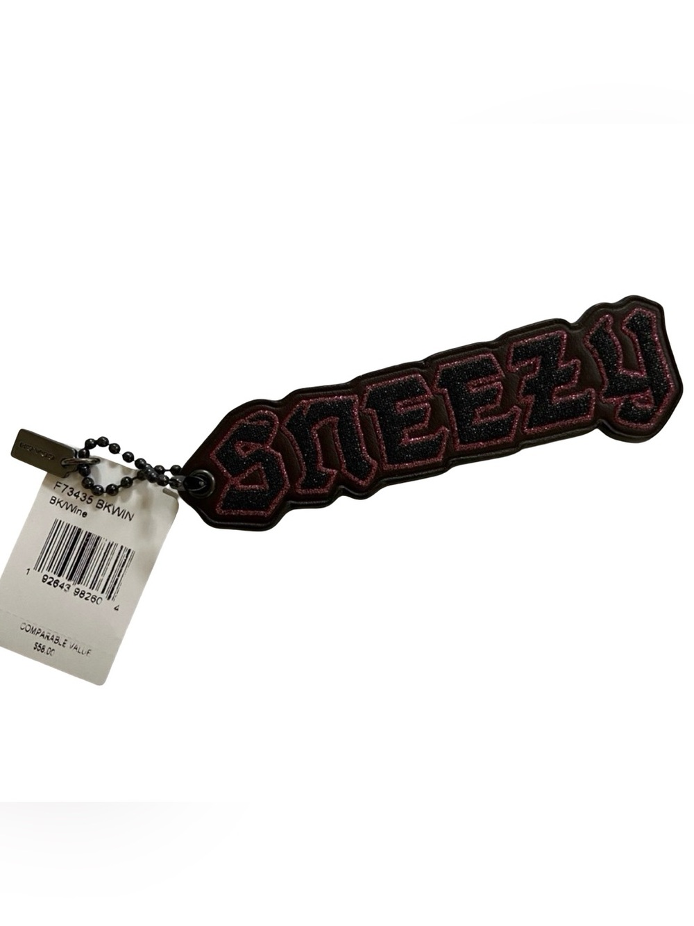 Coach Disney Seven Dwarfs Sneezy Keychain